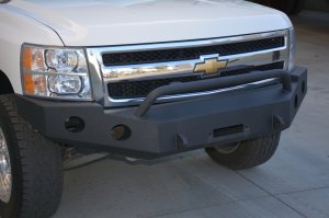 Chevrolet Silverado 1500 Bumper - Front - DV8 Offroad - Steel, 2 Stage Powder Coat Finish - Black Powdercoat - `07-`13